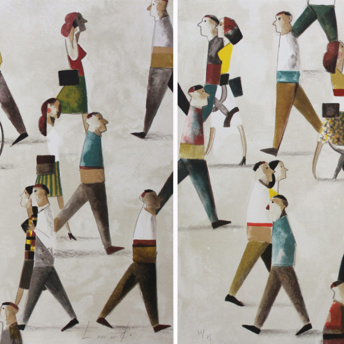 Walkers( Opción horizontal 60 x 174 cm )